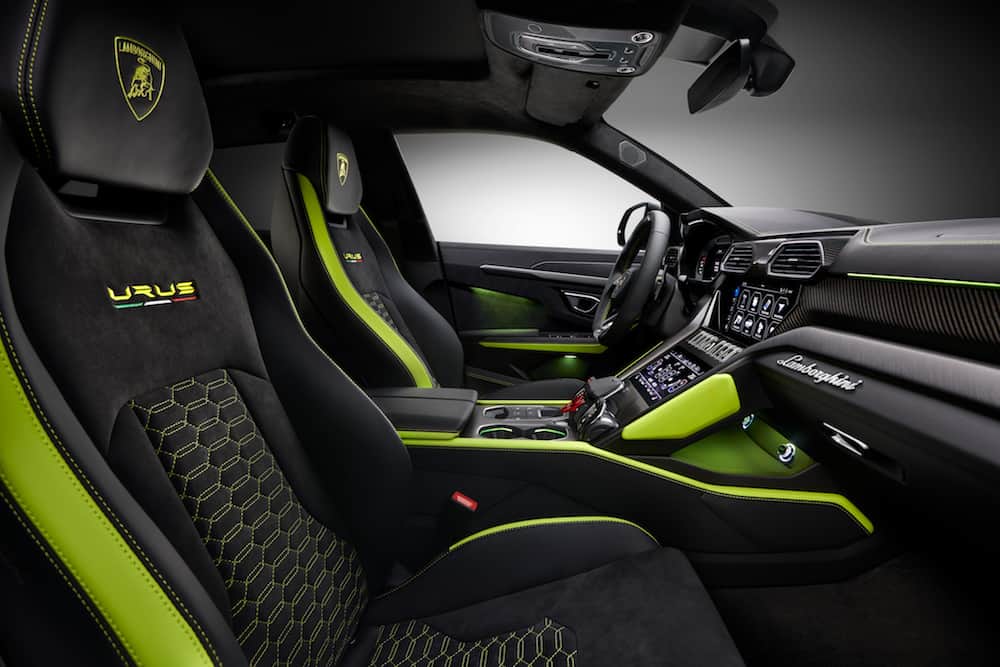 Lamborghini Urus Graphite Capsule Interior